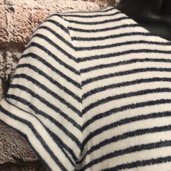 Pink Rose Striped T Shirt Dress Size Medium - Picture 2 of 7